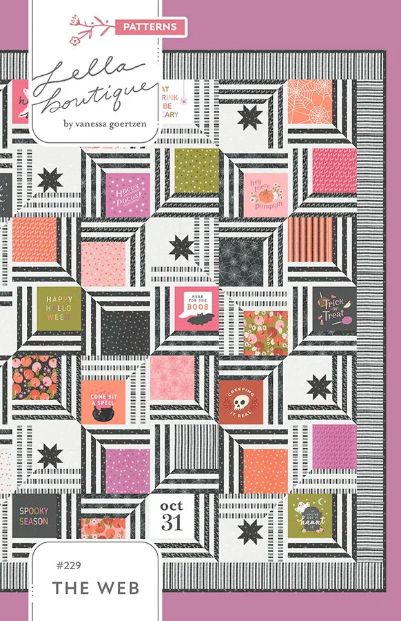 The Web Quilt Pattern by Lella Boutique for Moda Fabrics (Printed Pattern)
