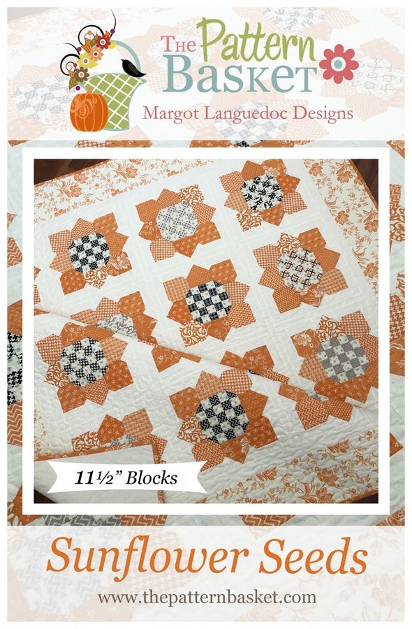 Marsala Villa Rosa Quilt Kit using Sunflowers in My Heart – bellarosequilts