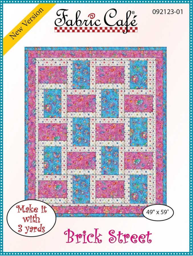 Bold Blocks ~ 3-Yard Quilts by Fabric Cafe – bellarosequilts