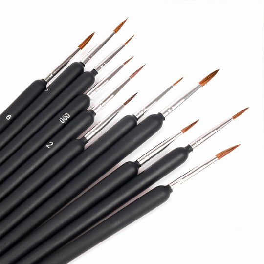 6Pcs/Set Fine Hand-painted Thin Hook Line Pen Drawing Art Pen #0 #00 # –  The 6ix Art Studio