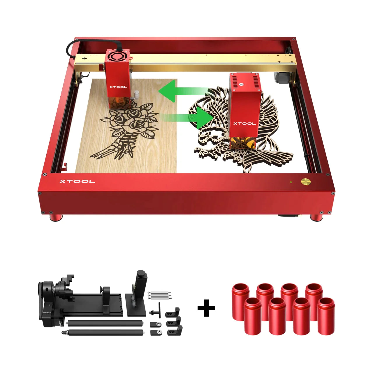 xTool D1 Pro 40W Laser Cutting Bundle