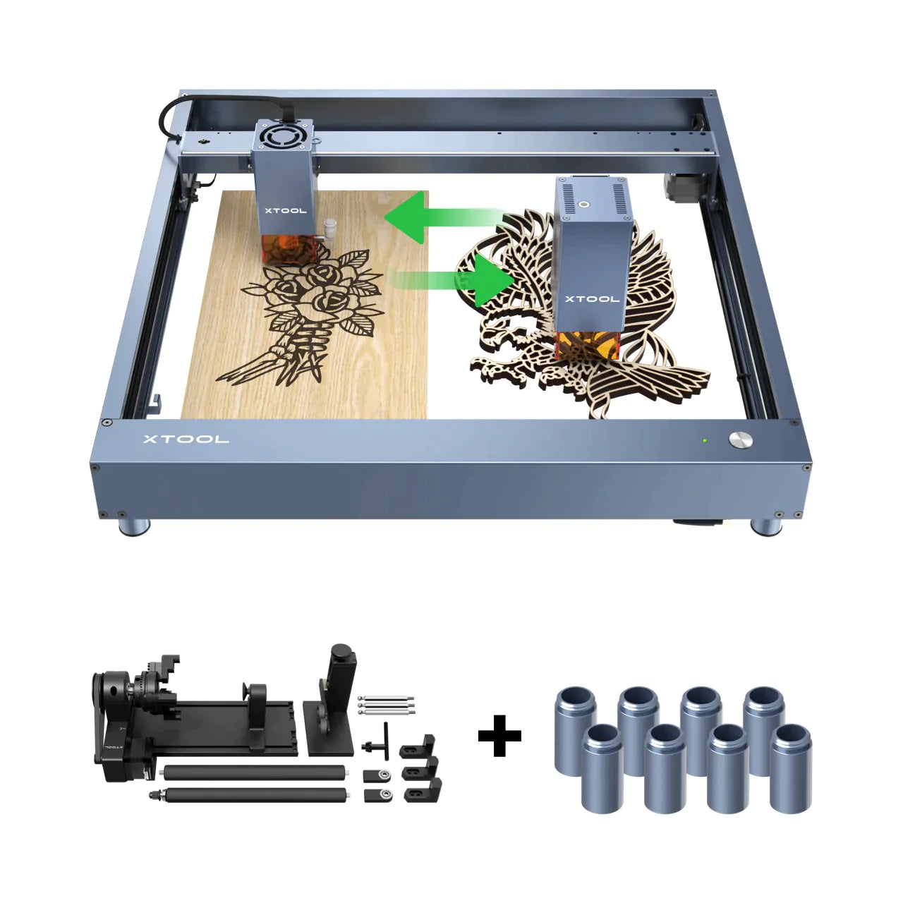 xTool D1 Pro 40W Laser Cutting Bundle