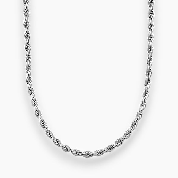 5mm silver rope chain