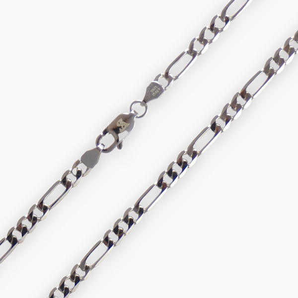 925 sterling silver figaro chain clasp