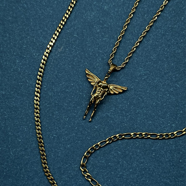 Chunky Chain Necklace. Gold Plated Necklaces | Aurelia + Icarus 20 inch