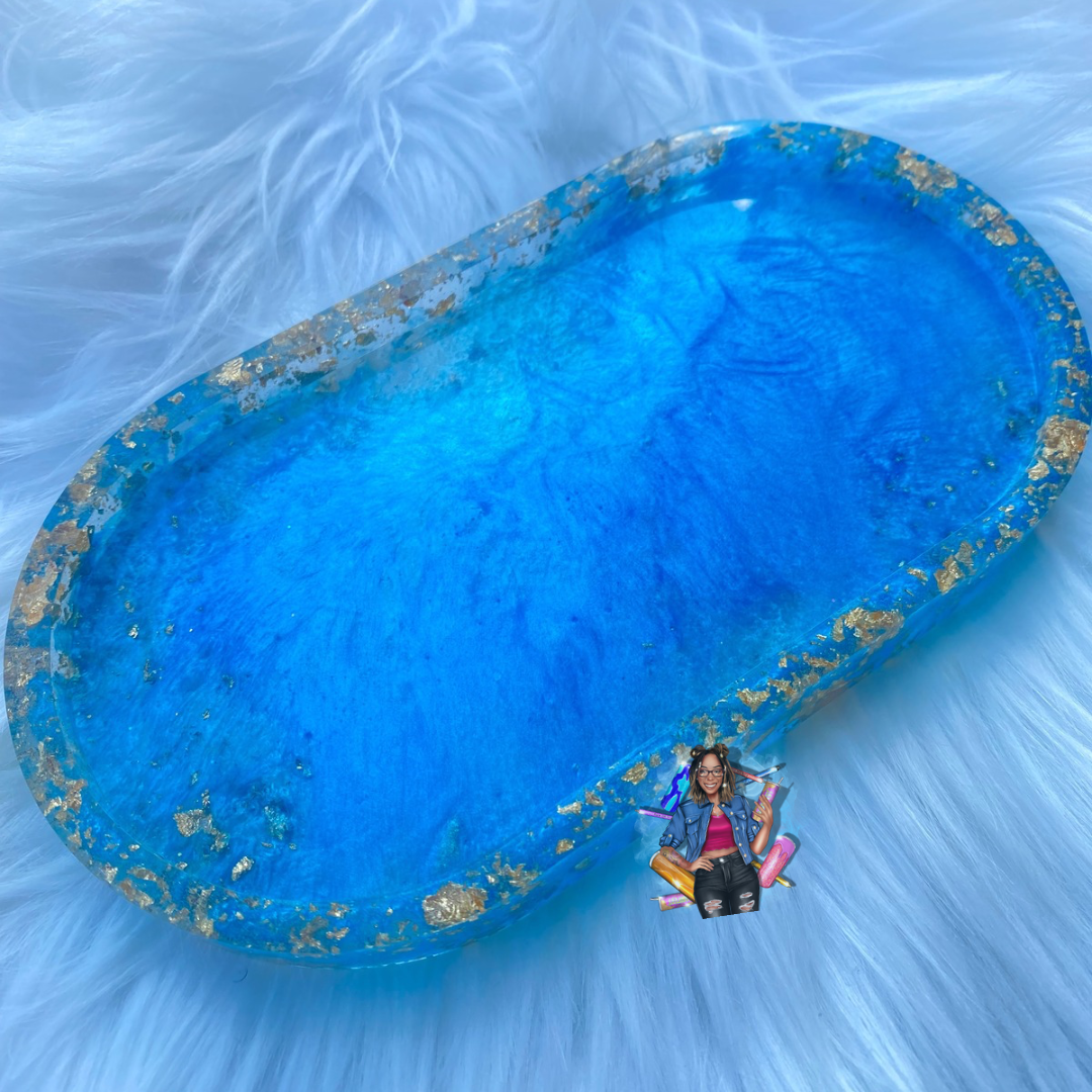 Ocean Blue Trinket tray
