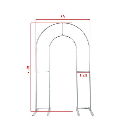 Custom 3pc/set Metal Wedding Arch Indoor Outdoor Backdrop Stand Flower –  sensfunbackdrops