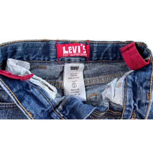 Pre-Owned Levi's 510 Super Skinny Blue Jeans Toddler Boy 5T Regular - Our  Families Attic