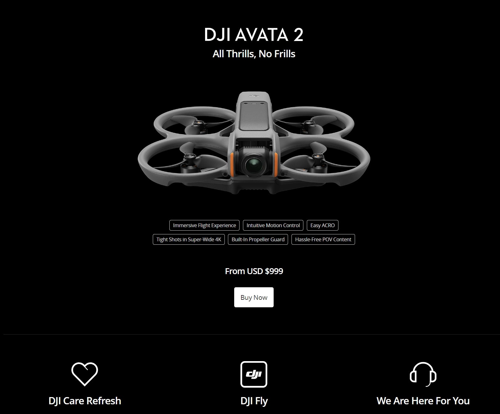 DJI AVATA 2 All Thrills, No Frills Immersive