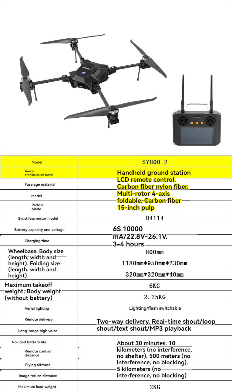 RCDrone, model Sy8oo-2 rnsmission mode Handheld ground station .