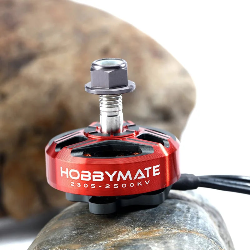 Hobbymate GTS V2 2305 1800KV/2500KV 3-6S Brushless Motor for 5-Inch FPV Racing Drone