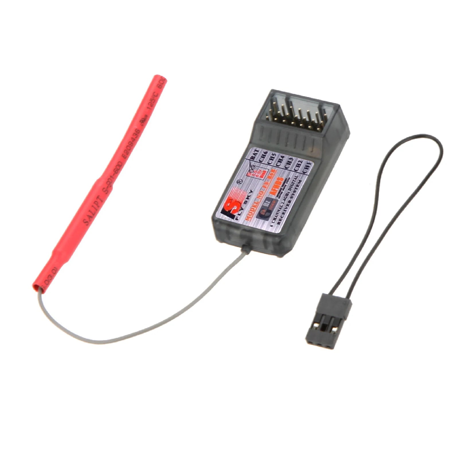 FlySky FS-R6B 2.4Ghz 6CH Receiver - Compatible Most FlySky Such as TH9X FS-CT6B FS-T6 Transmitter