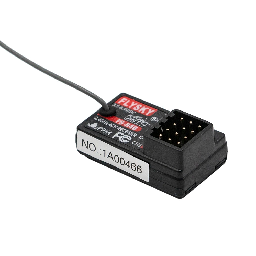 Flysky FS-R4B 4CH 2.4G Digital Receiver - Multifunctional Flysky FS-R4B Radio Transmitter Single Antenna for FS-G7P FS-ST8 FS-MG41 FS-MG4