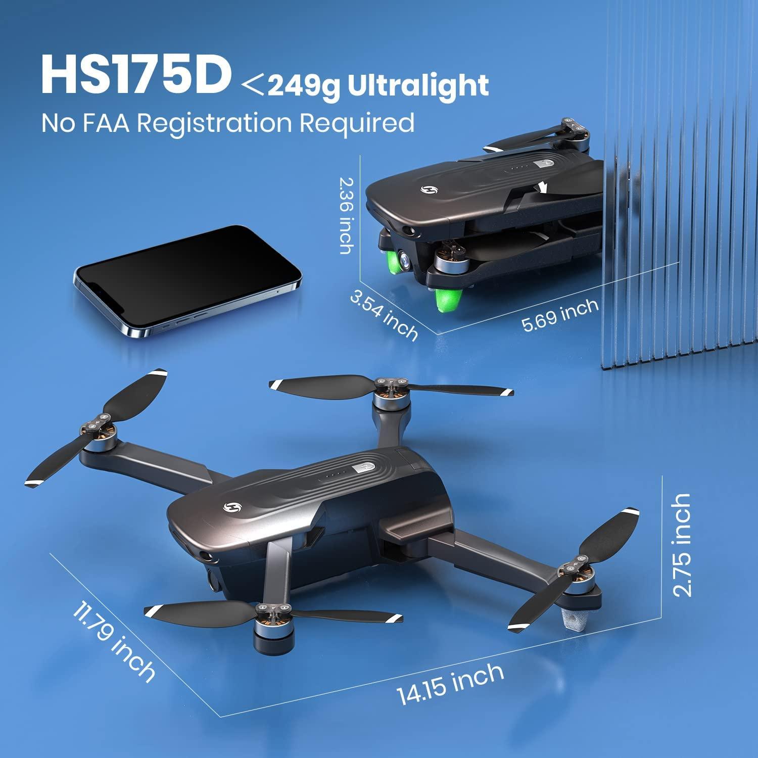 hs175d rc quadcopter