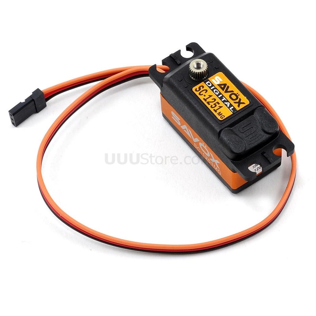 SAVOX SC-1251MG Low Profile High Speed Metal Gear Digital Servo @6V  1:8 1:10 RC Car Airplane