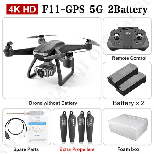  Ruko F11GIM2 Drone with 3 Batteries and Spare Gears, Auto to  Home, Brushless Motor, 6-Level Wind Resistance : Toys & Games
