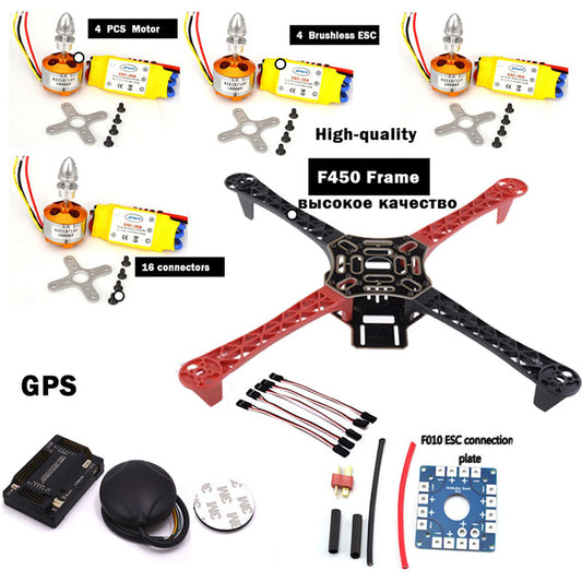 Full Kit FPV DIY 2.4GHz 4-Aixs RC Drone - APM2.8 Flight Controller M7N –  RCDrone