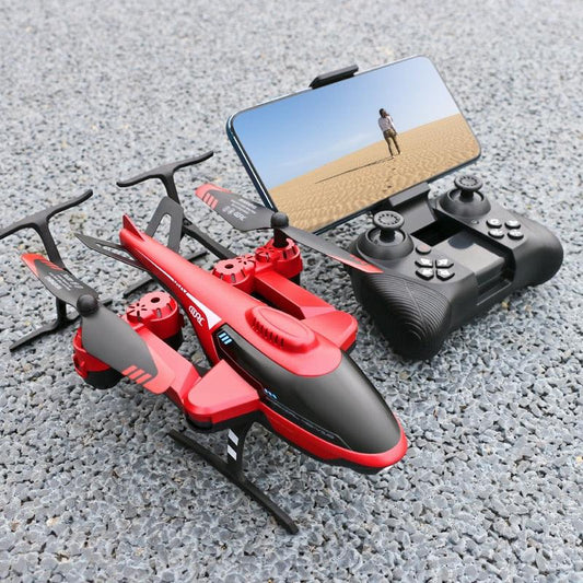 Drone GENERIQUE Drone hr c53 rc pliable avec caméra hd 2. 4g wifi fpv rc  hélicoptère professionnel - multicolore