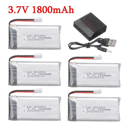 Batterie Lipo 3.7v, 850mAh pour Syma X5SC X5SW Quadcopter RC Drones