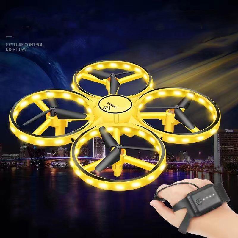 Hand Controlled Drone - RC Mini Quadcopter Gesture LED Lights Watch Control Children Toys Birthday Gifts | Drone