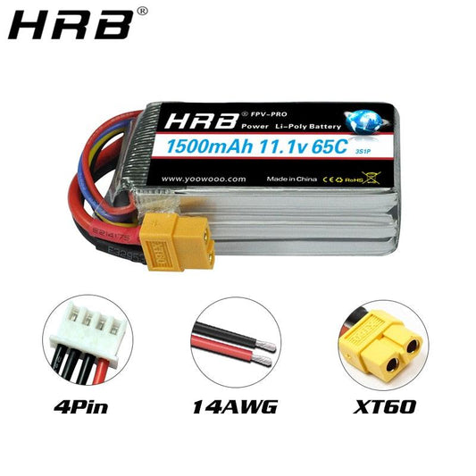 Batterie Lipo 2S 7.4V 3000mAh 35C-XT60