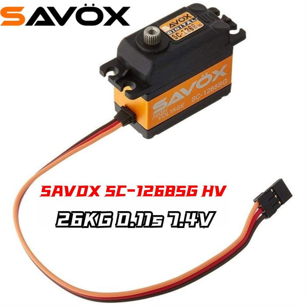 Savox SC-1268SG HV 26KG  Digital High Voltage Coreless ServoTitanium  Gear Digital Steering 1/8 1/10 RC parts