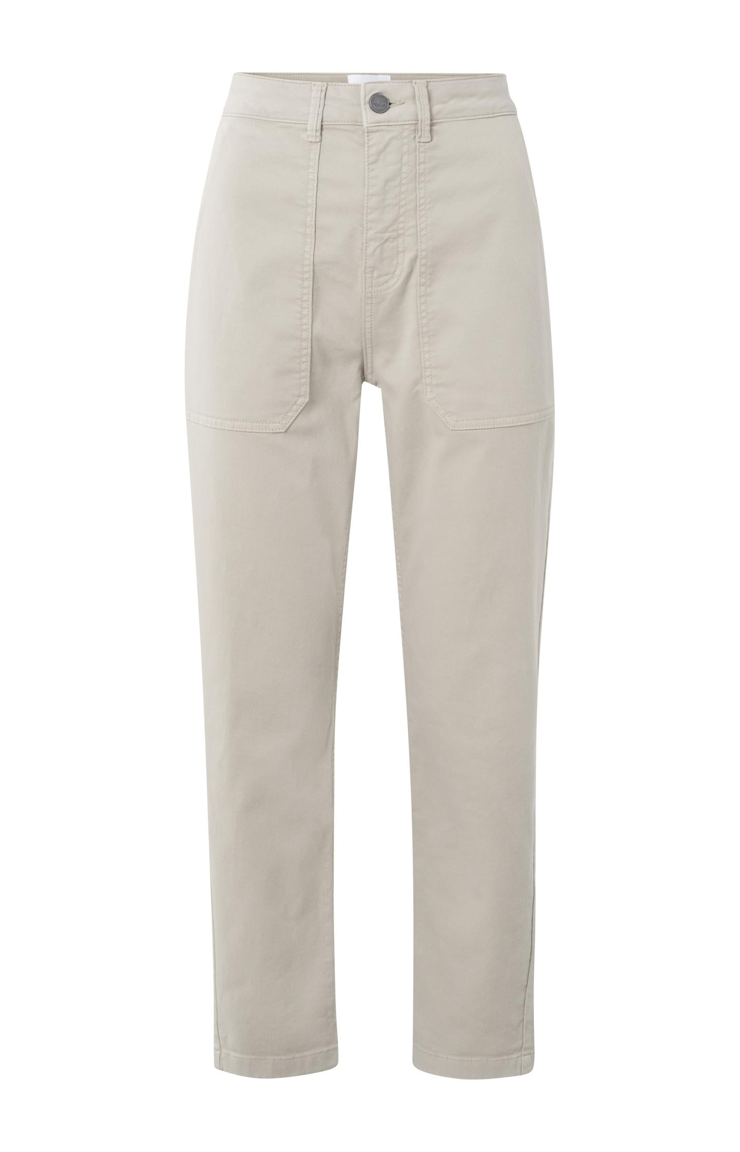 Cargo trousers with pockets and a zip fly in loose fit - Type: product