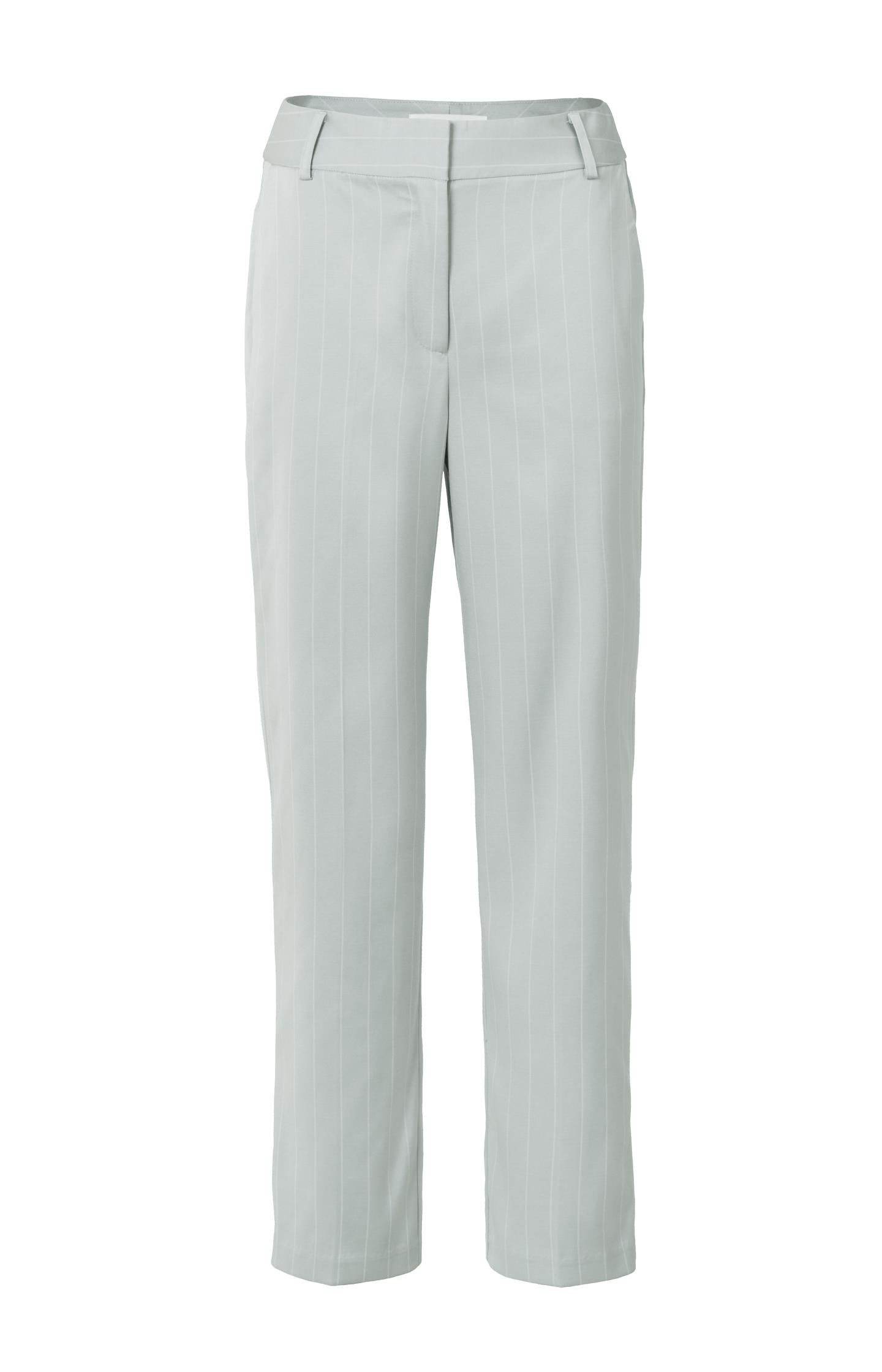 Loose fit pantalon with zip fly, pockets and stripes - Type: product