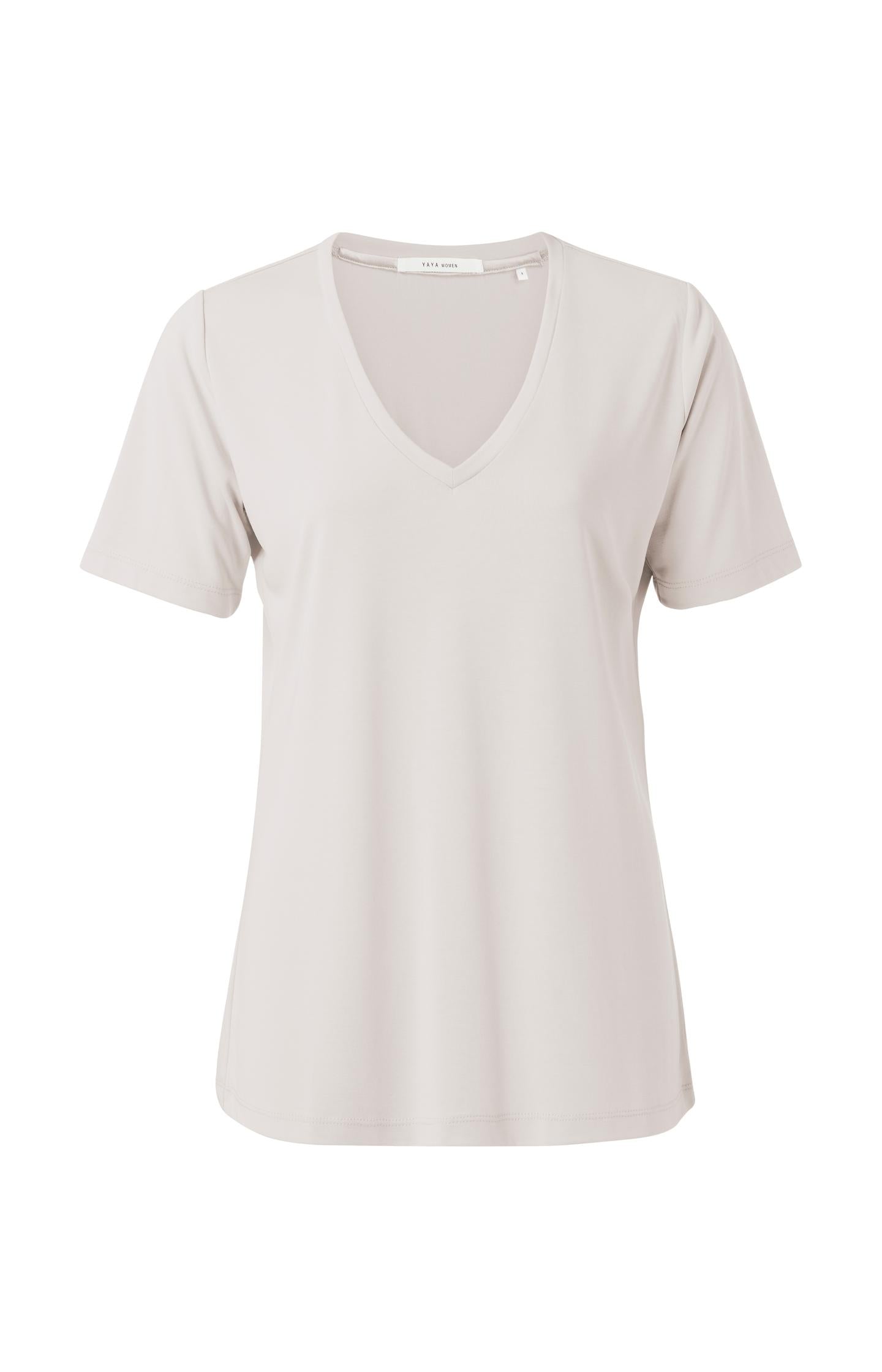 Modal V-neck T-shirt - Type: product