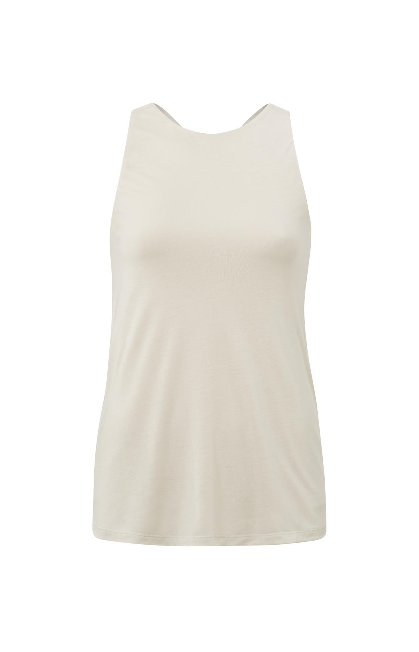 Singlet with round neck and crossed straps on back - Type: product