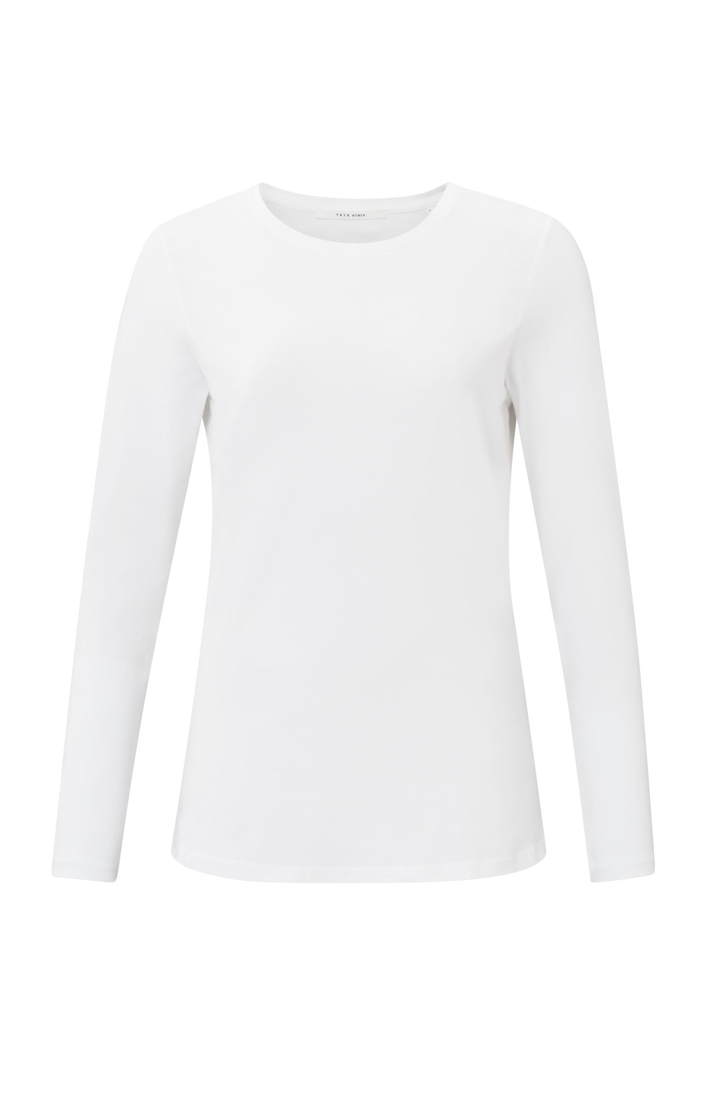 T-shirt with round neck and long sleeves in a regular fit - Type: product