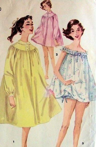 Simplicity 1402 Ladies Nightgown Lingerie Vintage Sewing Pattern 1940s