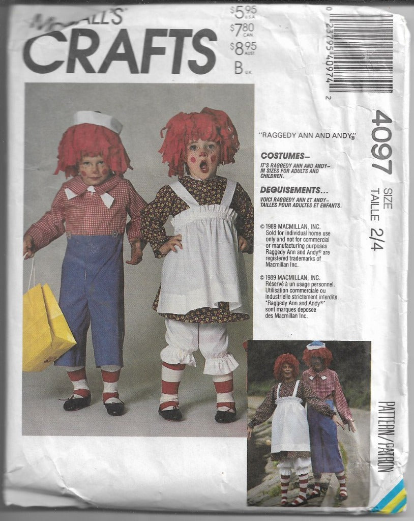 raggedy ann costume pattern