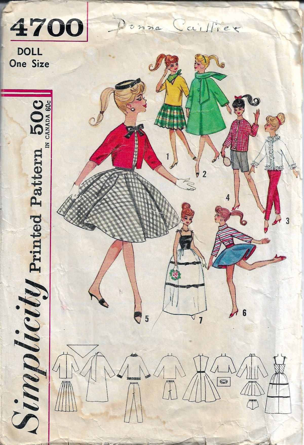 barbie clothes 1960s