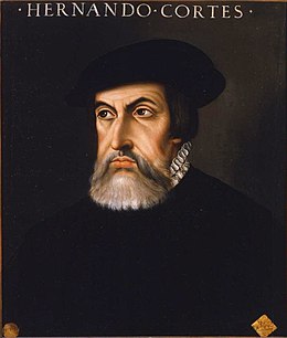 Portrait d'Hernan Cortés