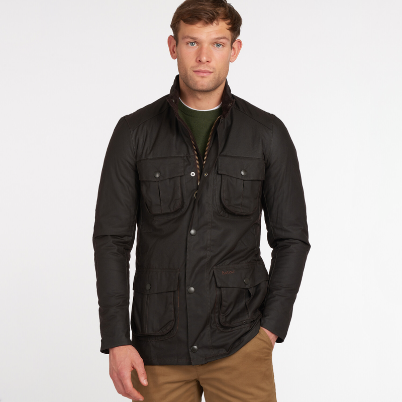 Barbour Corbridge Men's Waxed Jacket | Rustic – Allweathers