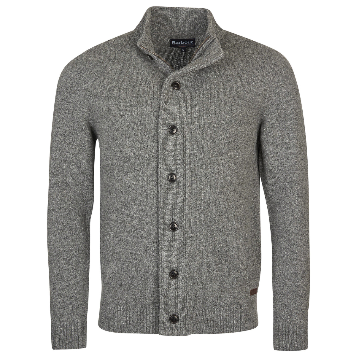 Barbour High Neck zip-through Cardigan - Farfetch