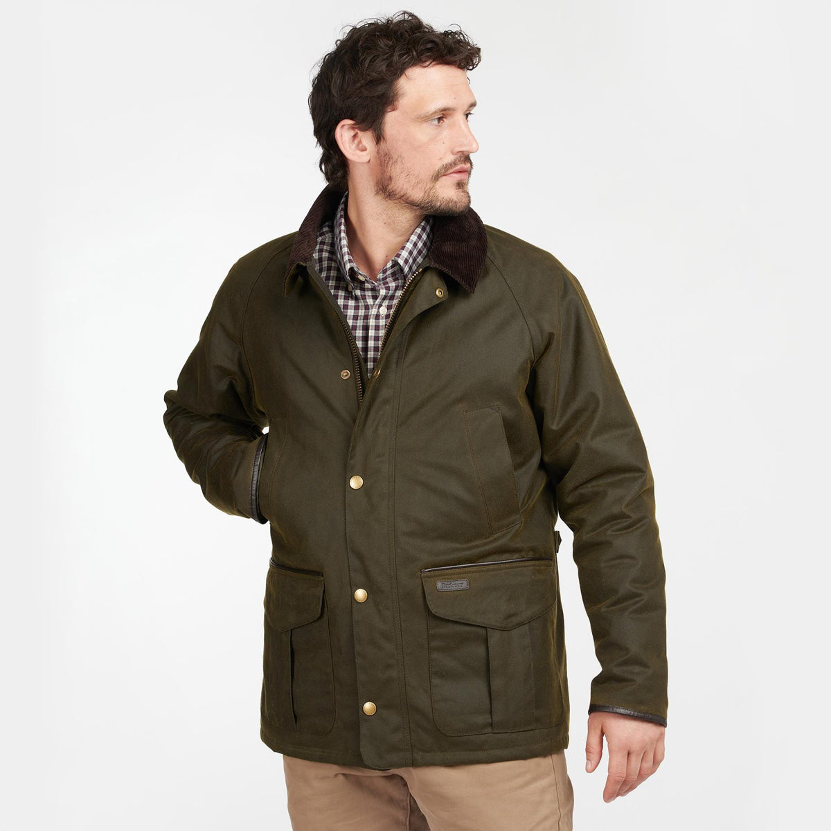 Barbour Stratford Men's Waxed Jacket | Olive – Allweathers