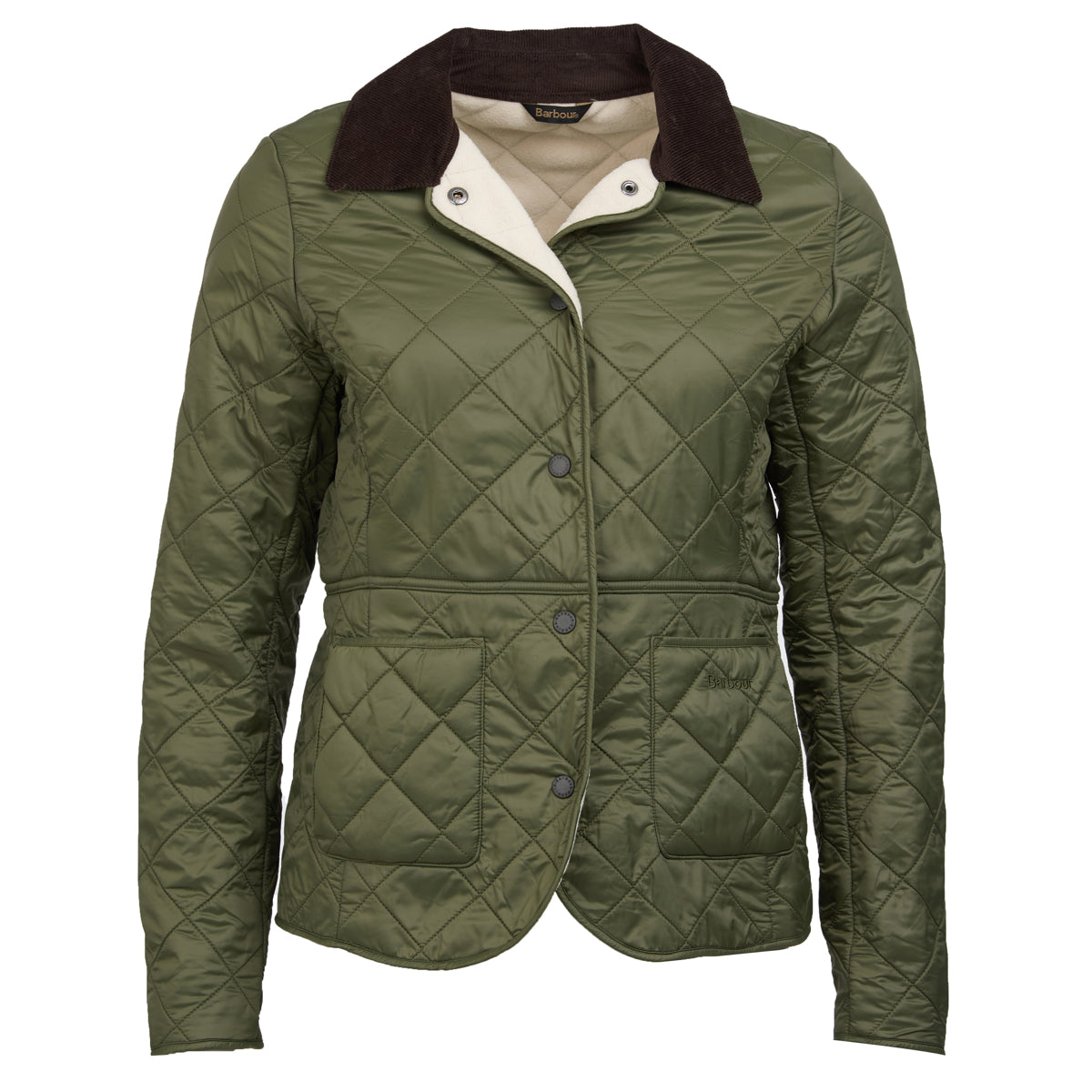 Barbour Deveron Polarquilt Women's Quilted Jacket | Olive – Allweathers