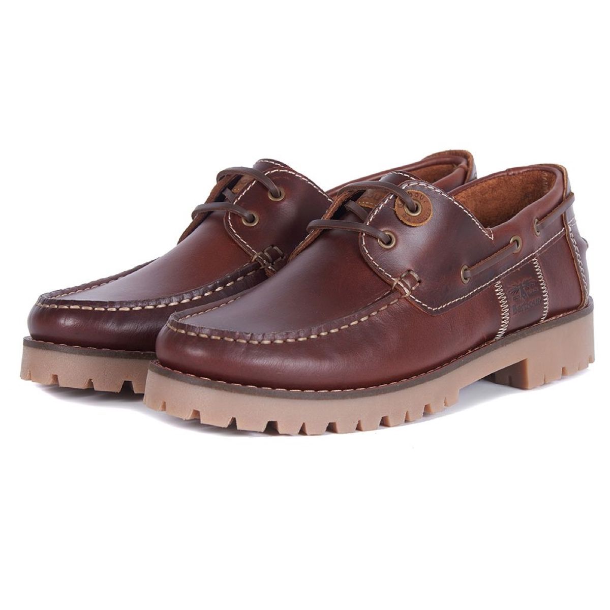 Barbour Stern Men's Boat Shoe | Mahogany – Allweathers