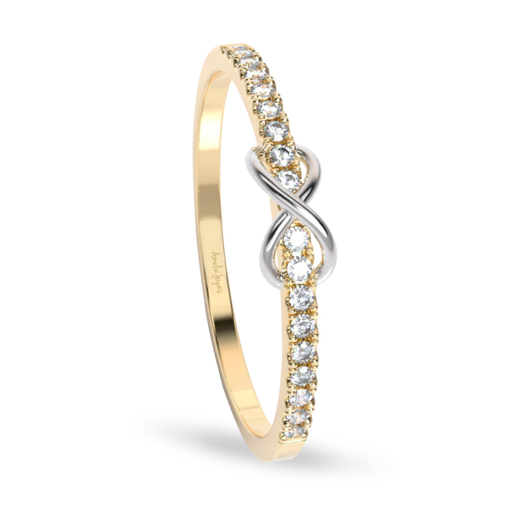 Anillo de Oro 14K Amelie Samar No. 7-7.5