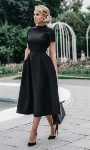 Little black dress Tailored Midi