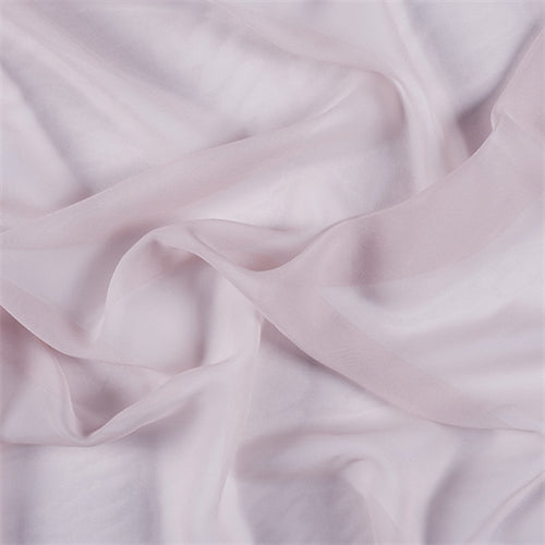 NY Designer Fabrics Rose Pink Iridescent Silk Chiffon Ic-073 Fabric