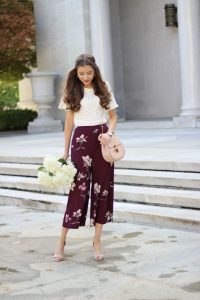 Floral Jersey Culottes