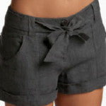 Bow-Tie-Belted-Shorts