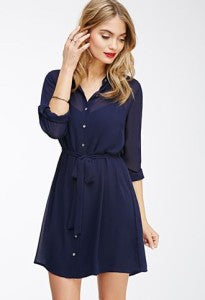 Chiffon Shirtdress