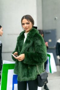 Green Fur Coat