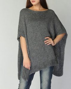 knit-poncho