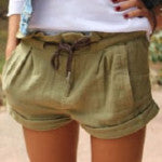 Linen-Shorts