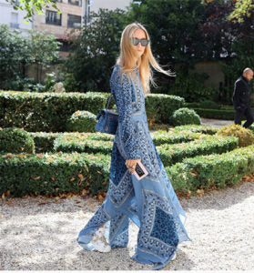 London Fashion Week Bohemian Blues